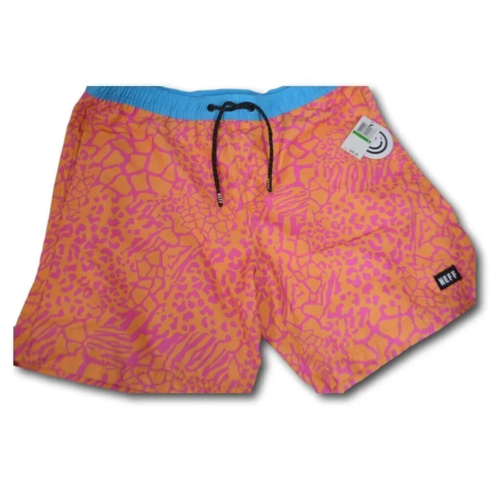 NEFF Men's Daily Hot Tub Board Shorts for Swimming Size: L - NWT